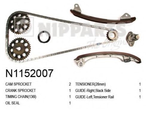 Комплект цели привода распредвала NIPPARTS N1152007