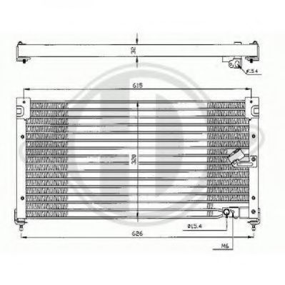Конденсатор, кондиционер DIEDERICHS 8704000