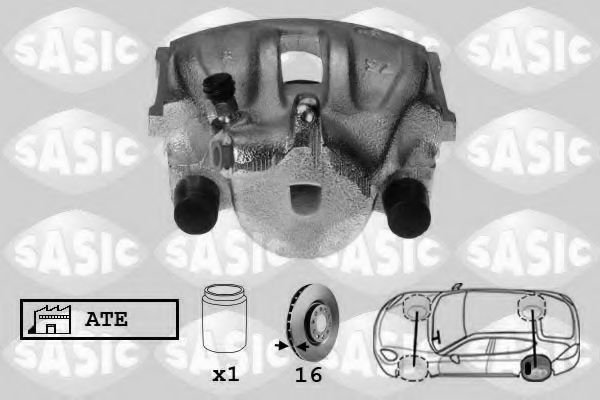 Тормозной суппорт SASIC 6506052