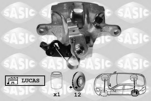 Тормозной суппорт SASIC 6506074