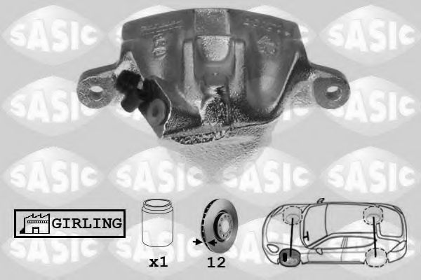 Тормозной суппорт SASIC SCA6038