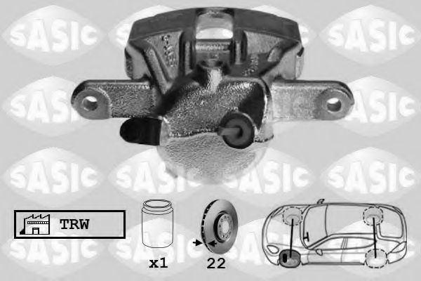 Тормозной суппорт SASIC 6504010