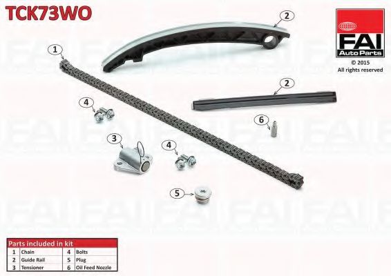 Комплект цели привода распредвала FAI AutoParts TCK73WO