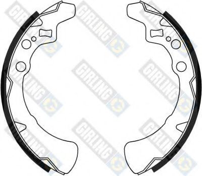 Комплект тормозных колодок GIRLING 5162449