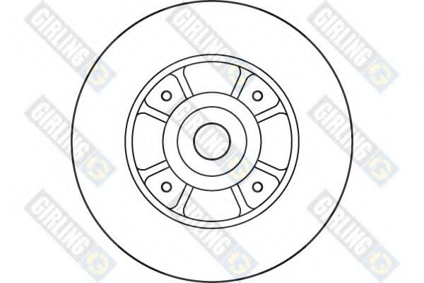Тормозной диск BEWEKO 607300