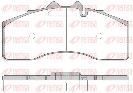 Комплект тормозных колодок, дисковый тормоз KAWE JCA1474.00