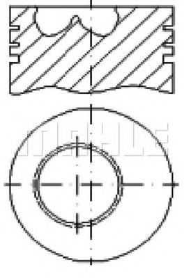 Поршень MAHLE ORIGINAL E97150