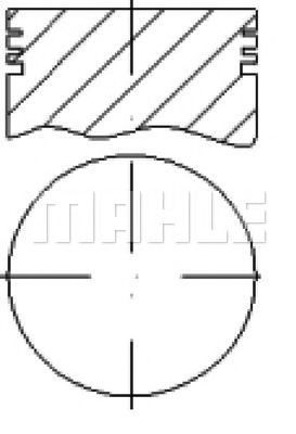 Поршень MAHLE ORIGINAL E0141130