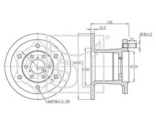 Тормозной диск ST-TEMPLIN 03.110.0810.400