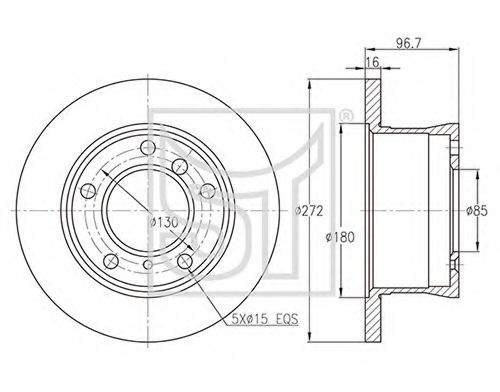 Тормозной диск ST-TEMPLIN 03.110.1926.170
