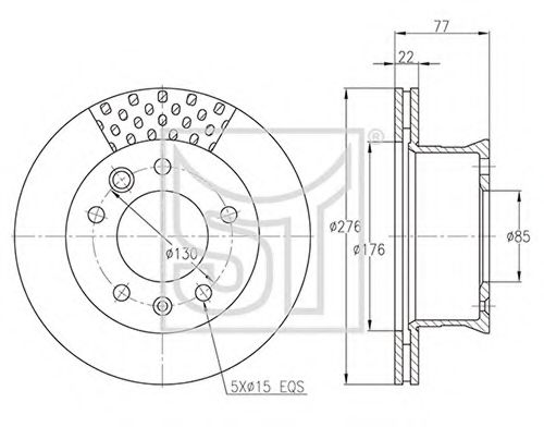 Тормозной диск ST-TEMPLIN 03.110.1926.180