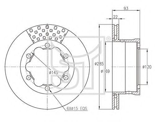 Тормозной диск ST-TEMPLIN 03.110.1926.210
