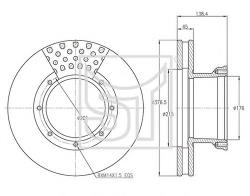 Тормозной диск ST-TEMPLIN 03.110.1926.220