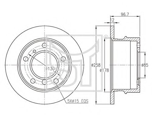 Тормозной диск ST-TEMPLIN 03.110.1926.290