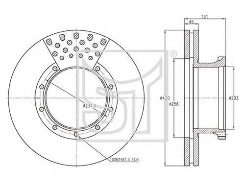 Тормозной диск ST-TEMPLIN 03.110.1926.480