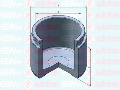Поршень, корпус скобы тормоза AUTOFREN SEINSA D025505