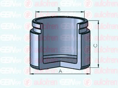 Поршень, корпус скобы тормоза AUTOFREN SEINSA D025564