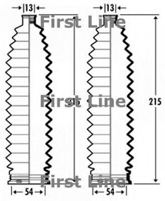 Пыльник, рулевое управление FIRST LINE FSG3352