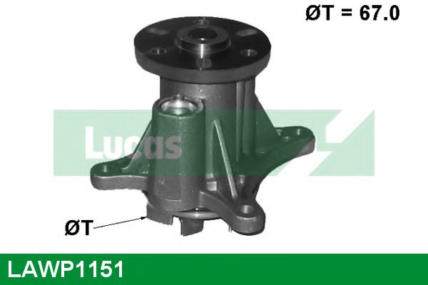 Водяной насос LUCAS ENGINE DRIVE LAWP1151