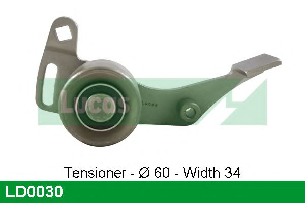 Натяжной ролик, ремень ГРМ LUCAS ENGINE DRIVE LD0030