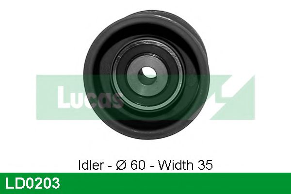 Натяжной ролик, ремень ГРМ LUCAS ENGINE DRIVE LD0203