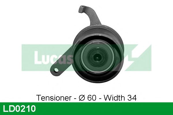 Натяжной ролик, ремень ГРМ LUCAS ENGINE DRIVE LD0210