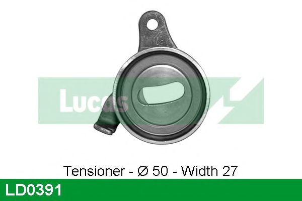 Натяжной ролик, ремень ГРМ LUCAS ENGINE DRIVE LD0391
