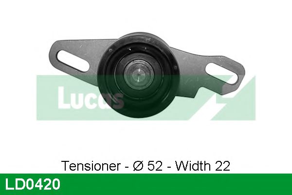 Натяжной ролик, ремень ГРМ LUCAS ENGINE DRIVE LD0420