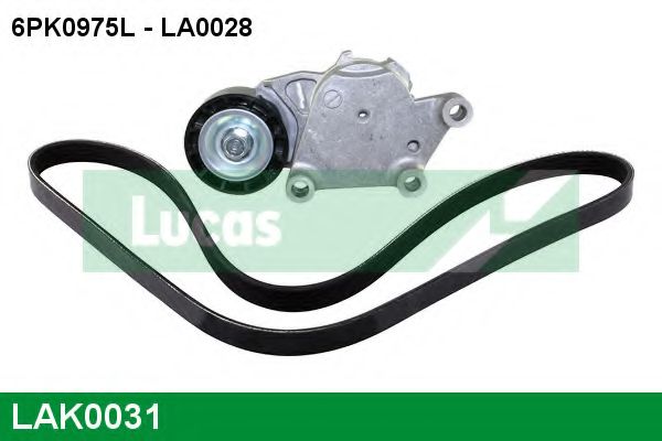 Поликлиновой ременный комплект LUCAS ENGINE DRIVE LAK0031