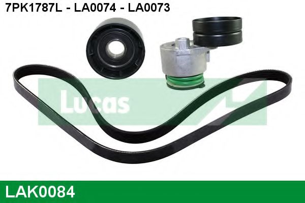 Поликлиновой ременный комплект LUCAS ENGINE DRIVE LAK0084