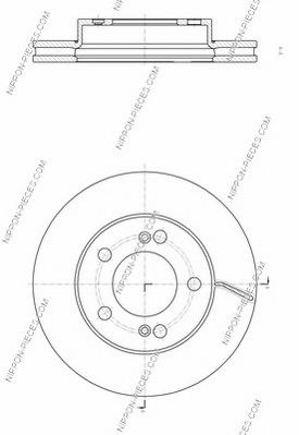 Тормозной диск NPS S330G05