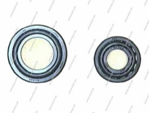 Комплект подшипника ступицы колеса NPS QWB444