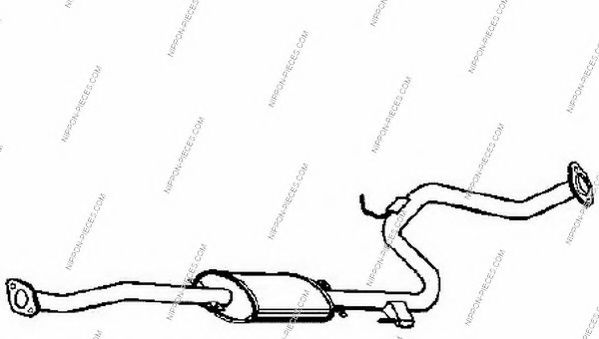 Система выпуска ОГ NPS M430A74