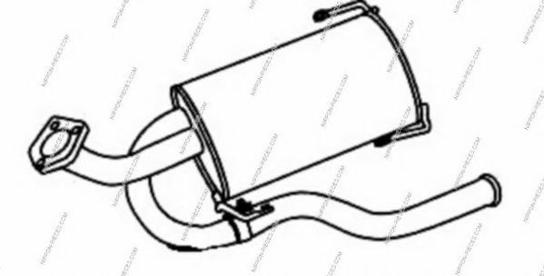 Система выпуска ОГ NPS M430I134