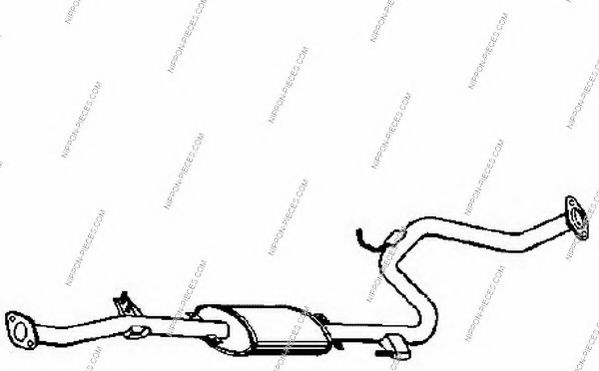 Система выпуска ОГ NPS M430A104