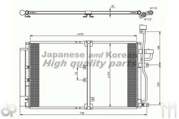 Конденсатор, кондиционер ASHUKI J033-04