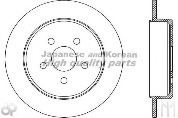 Тормозной диск ASHUKI US104329