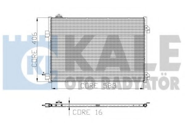 Конденсатор, кондиционер KALE OTO RADYATÖR 300200