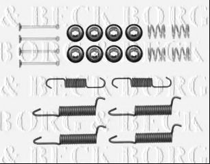 Комплектующие, колодки дискового тормоза BORG & BECK BBK6264