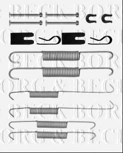Комплектующие, колодки дискового тормоза BORG & BECK BBK6329