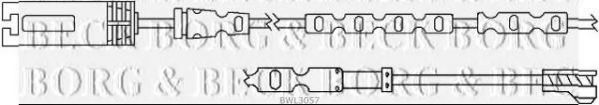 Сигнализатор, износ тормозных колодок BORG & BECK BWL3057