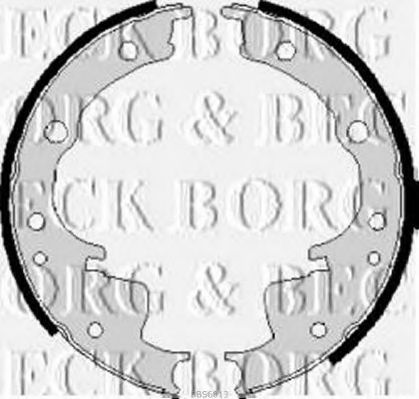 Комплект тормозных колодок BORG & BECK BBS6013