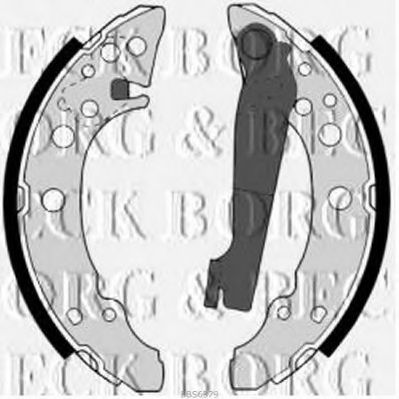 Комплект тормозных колодок BORG & BECK BBS6379