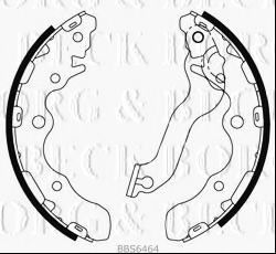 Комплект тормозных колодок BORG & BECK BBS6464