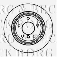Тормозной диск BORG & BECK BBD4068