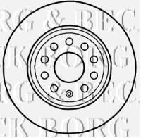 Тормозной диск BORG & BECK BBD4546