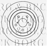 Тормозной диск BORG & BECK BBD4581