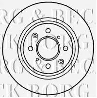 Тормозной диск BORG & BECK BBD4786