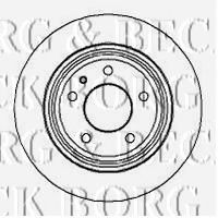 Тормозной диск BORG & BECK BBD4895