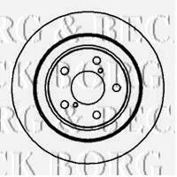 Тормозной диск BORG & BECK BBD5047